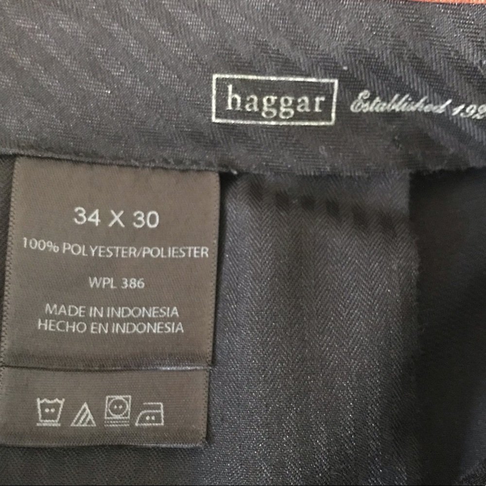 Haggar Men's Dress Pants - Black